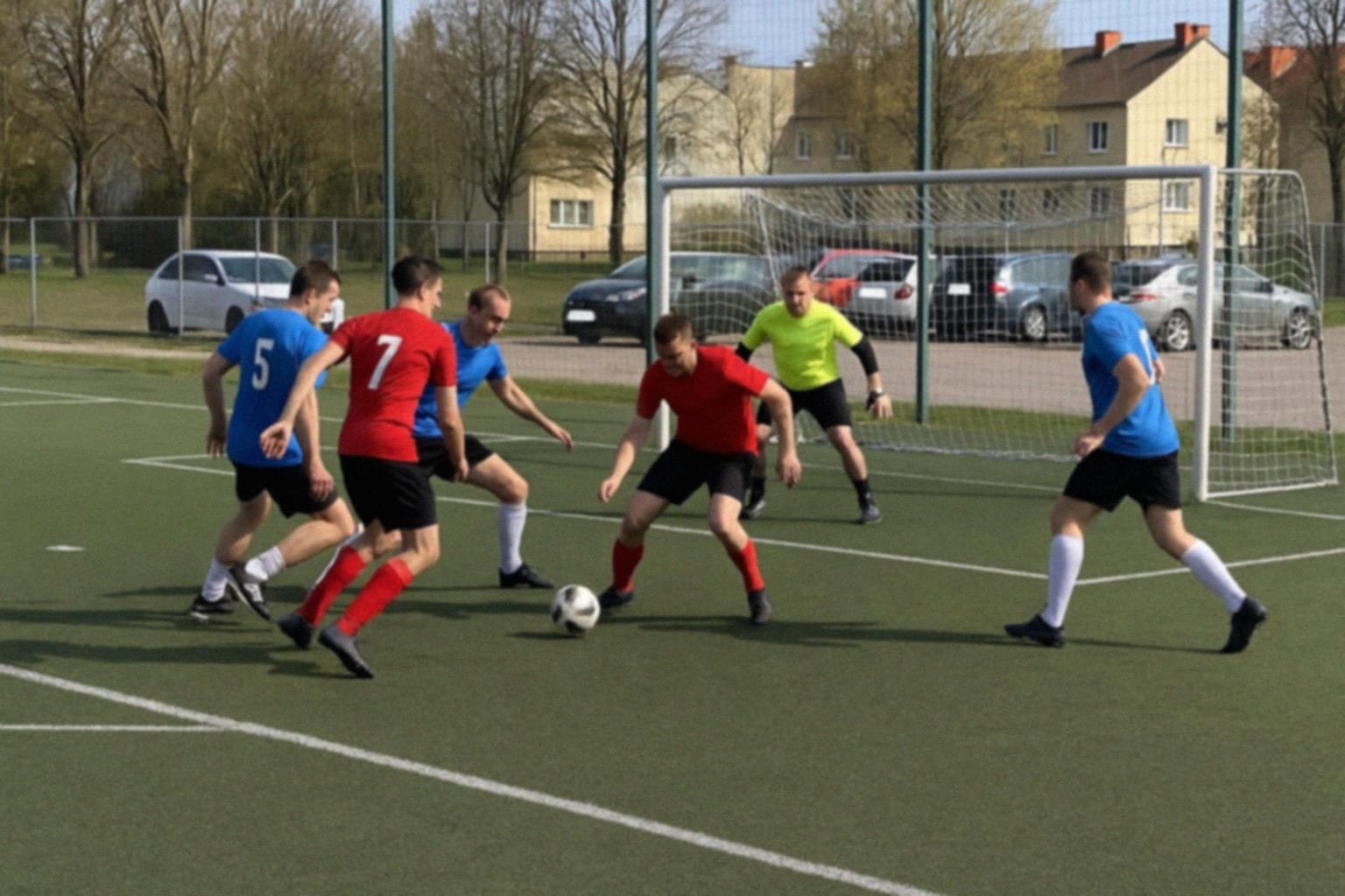 Dewastacja murawy na boisku w Stróżewie